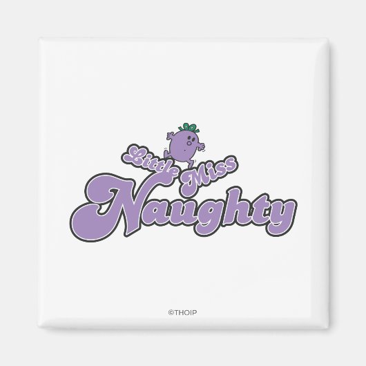 Little Miss Naughty Balancing Act Magneet (Voorkant)