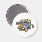 Little Miss Naughty Rainbow Magneet (Voorkant / Achterkant)