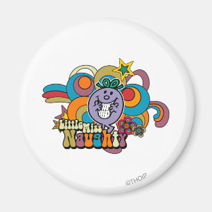 Little Miss Naughty Rainbow Magneet