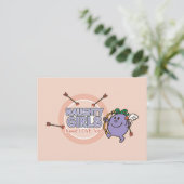 Little Miss Naughty | Valentijn Feestdagenkaart (Staand voorkant)