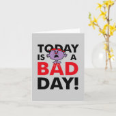 Little Miss Naughty | Vandaag is een slechte dag Kaart (Gele Bloem)