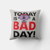 Little Miss Naughty | Vandaag is een slechte dag Kussen (Achterkant)