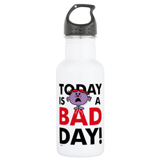 Little Miss Naughty | Vandaag is een slechte dag Waterfles (Voorkant)