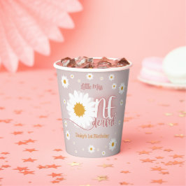 Little Miss Onederful 1e Verjaardag Papieren Bekers