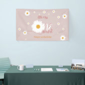 Little Miss Onederful 1e verjaardag Spandoek (Beurs)