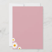 Little miss onederful 1st Birthday 3 foto daisy Kaart (Achterkant)