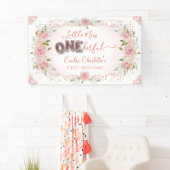 Little Miss Onederful 1st Birthday Banner (Insitu)