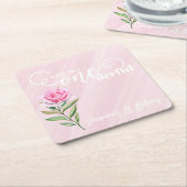 Little Miss ONEderful 1st First Birthday Kartonnen Onderzetters (Schuin)