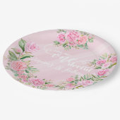 Little Miss ONEderful 1st First Birthday Papieren Bordje (Gekanteld)