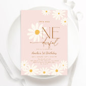 Little Miss Onederful Daisy 1st Birthday Kaart