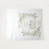 Little Miss ONEderful Eerste Verjaardag Fotohokje Wandkleed (Voorkant (horizontaal))