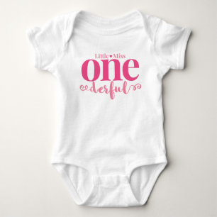 Little Miss Onederful Eerste Verjaardag Tutu Romper