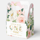 Little Miss Onederful Girl 1e verjaardagsfeestje Bedankdoosjes (Geopend)