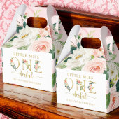 Little Miss Onederful Girl 1e verjaardagsfeestje Bedankdoosjes