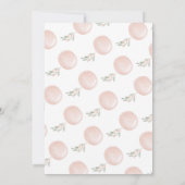 Little Miss ONEderful Girl 1st Birthday Uitnodigin Kaart (Achterkant)