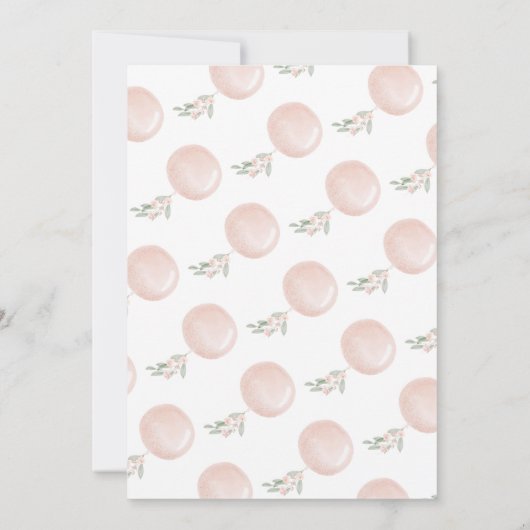 Little Miss ONEderful Girl 1st Birthday Uitnodigin Kaart (Achterkant)