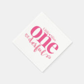 Little Miss Onederful Party Napkins Servetten (Hoek)