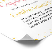 Little Miss Onederful Verjaardag Tijd Capsule Post Poster (Hoek)