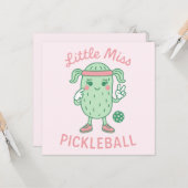 Little Miss Pickleball Kaart (Voorkant / Achterkant in situ)
