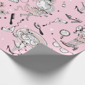Little Miss Pink Cadeaupapier (Hoek)