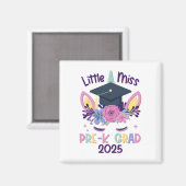 Little Miss Pre-k Afstudeerder Prek Afstuderen 2 Magneet (Voorkant / Achterkant)
