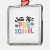 Little Miss Pre School Metalen Ornament (Links)