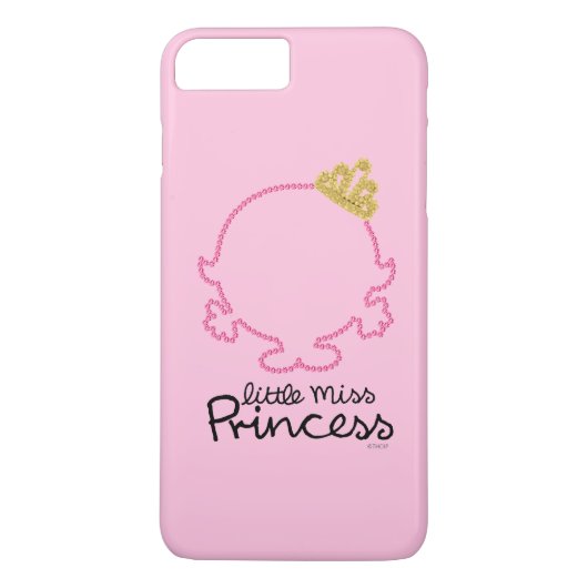 Little Miss Princess | Blanco gezicht Case-Mate iPhone Case (Achterkant)