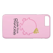 Little Miss Princess | Blanco gezicht Case-Mate iPhone Case (Achterkant (Horizontaal))