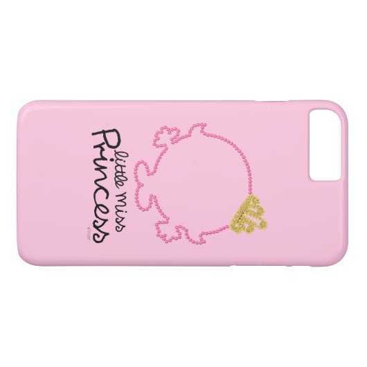 Little Miss Princess | Blanco gezicht Case-Mate iPhone Case (Achterkant (Horizontaal))