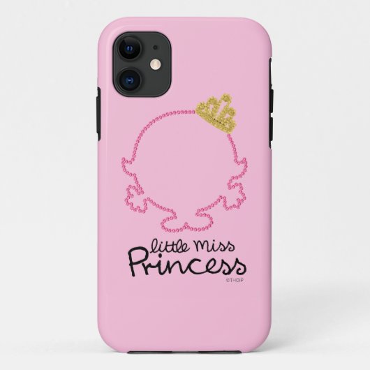 Little Miss Princess | Blanco gezicht Case-Mate iPhone Case (Achterkant)
