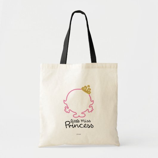 Little Miss Princess | Blanco gezicht Tote Bag (Voorkant)