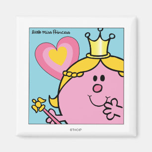 Little Miss Princess Extreme close-up Magneet