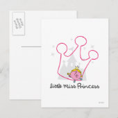 Little Miss Princess | Giant Pink Crown Briefkaart (Voorkant / Achterkant)
