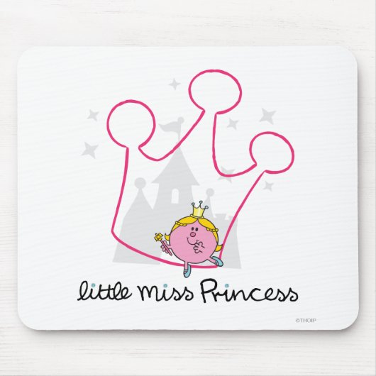 Little Miss Princess | Giant Pink Crown Muismat (Voorkant)