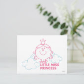 Little Miss Princess | Hoofd in de wolken Briefkaart (Staand voorkant)