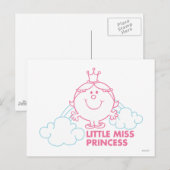 Little Miss Princess | Hoofd in de wolken Briefkaart (Voorkant / Achterkant)