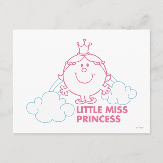 Little Miss Princess | Hoofd in de wolken Briefkaart (Voorkant)