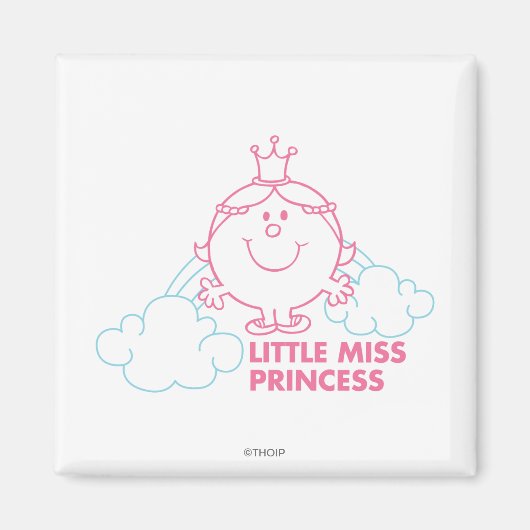 Little Miss Princess | Hoofd in de wolken Magneet (Voorkant)