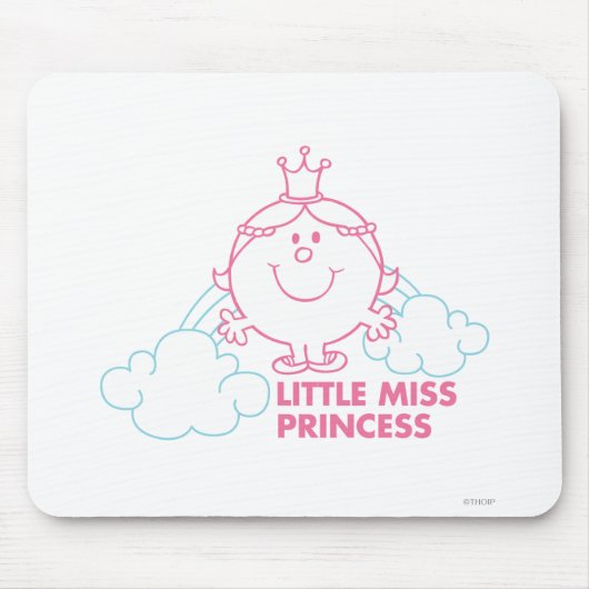 Little Miss Princess | Hoofd in de wolken Muismat (Voorkant)