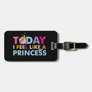 Little Miss Princess Ik voel me een prinses Bagagelabel