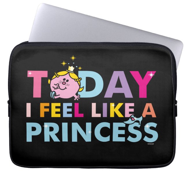 Little Miss Princess | Ik voel me een prinses Laptop Sleeve (Voorkant)