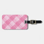 Little Miss Princess |  in roze Bagagelabel (Voorkant horizontaal)