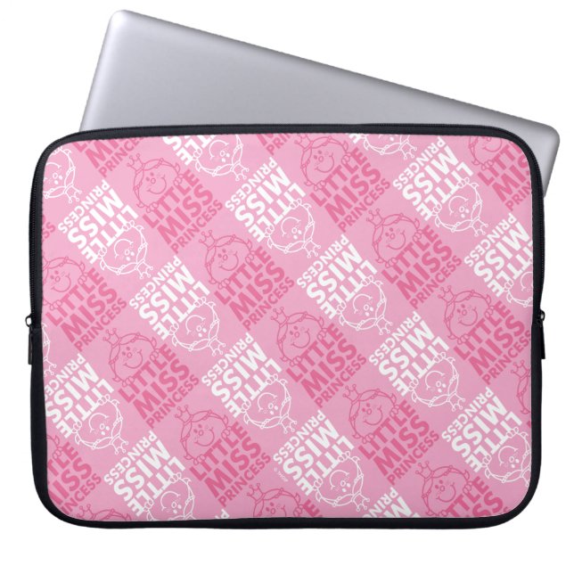 Little Miss Princess |  in roze Laptop Sleeve (Voorkant)