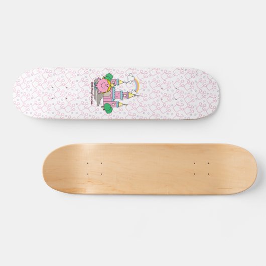 Little Miss Princess | koninklijk kasteel Skateboard (Horizontaal)