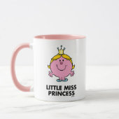 Little Miss Princess | Kroon Achtergrond Mok (Links)