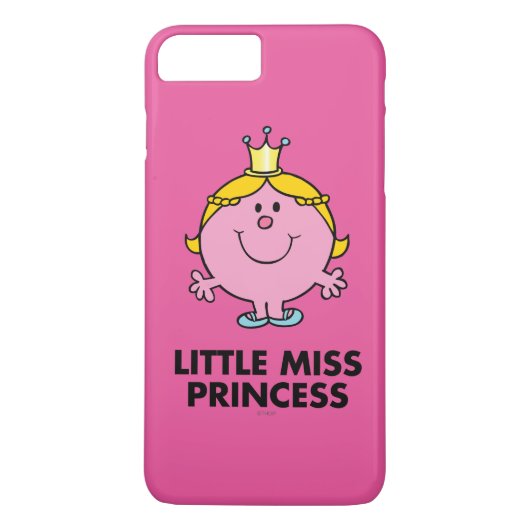 Little Miss Princess | Kroonachtergrond Case-Mate iPhone Case (Achterkant)