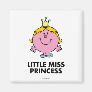 Little Miss Princess Kroonachtergrond Magneet