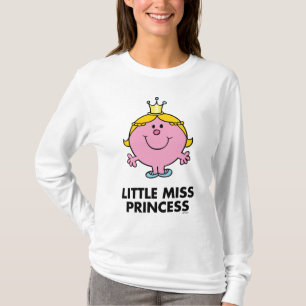 Little Miss Princess   Kroonachtergrond T-shirt