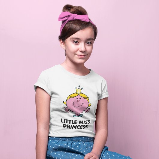 Little Miss Princess | Kroonachtergrond Tri-Blend Shirt