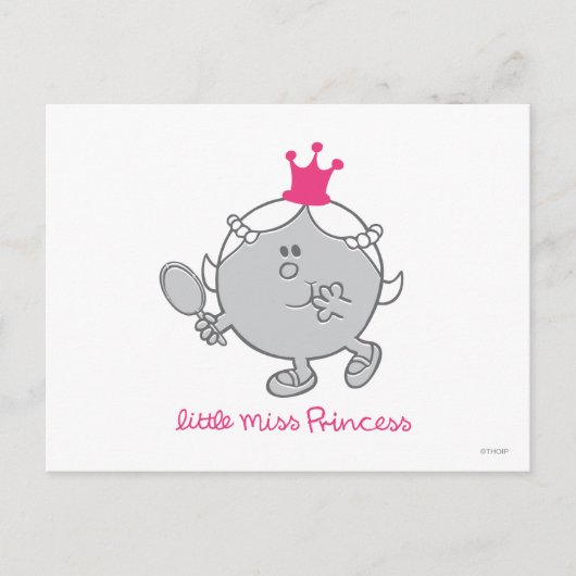 Little Miss Princess | Mirror Briefkaart (Voorkant)